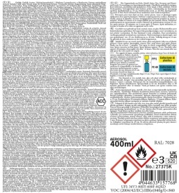 Vopsea militara mata spray 400 ml - WH Galben Inchis
