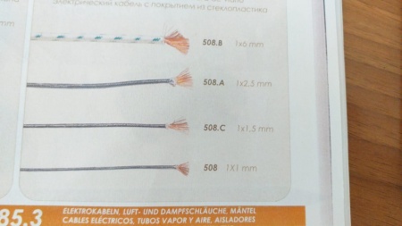 Cablu electric rezistent la temperaturi mari/1.5 mm - Img 2