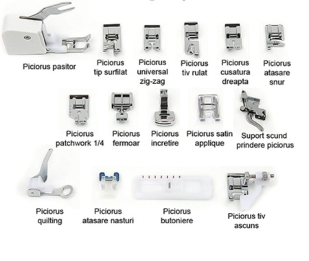 Set universal pentru masinile de cusut contine 15 piese - Img 2