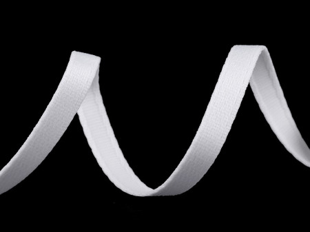 Șnur tubular pentru balene, lățime 10 mm alb