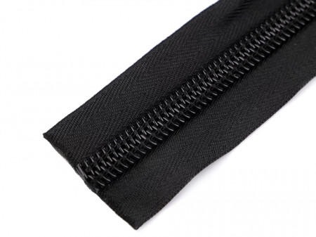 Fermoar spiralat lățime 1 cm, lungime 195 cm, cursor cu dublu tragator - Img 2