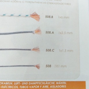 Cablu electric rezistent la temperaturi mari/1.5 mm - Img 2