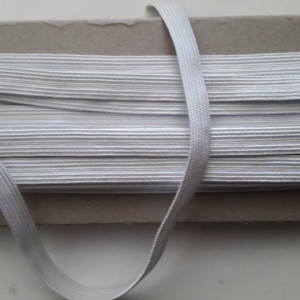 Elastic Oradea 8 mm, alb