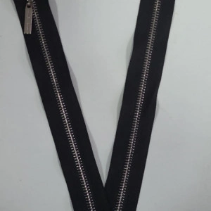 Fermoar metalic 100 cm cu doi cursori Ni