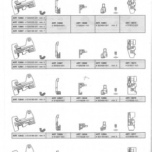 Placa ac, transportori, mandrina, picioruse triploc (overlock)