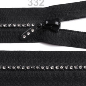 Fermoar cu strasuri, detașabil, lungime 70 cm - Img 3