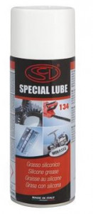 Lubrifiant spray pe bază de silicon și P.T.F.E.