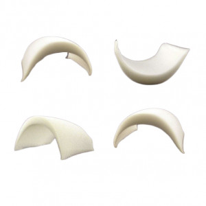 Pernițe neimbracate pentru umeri, grosime 1,5 cm/set 4 perechi