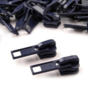 Cursor fermoar injectat , 5 mm/albastru