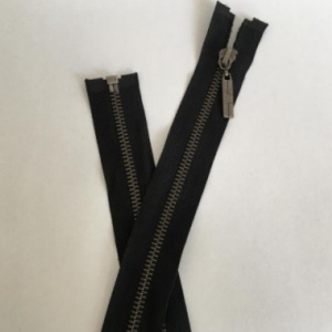Fermoar metalic T5 50 cm negru