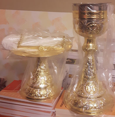 Sfinte Vase aurite si argintate