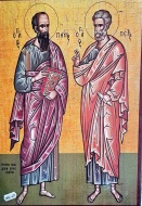 Icoana Sintii Apostoli Petru si Pavel