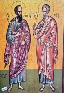 Icoana Sintii Apostoli Petru si Pavel