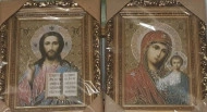 Icoane pictate pe panza- Maica Domnului si Mantuitorul Kazani