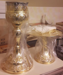 Sfinte Vase aurite si argintate