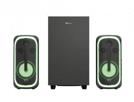 Boxe Stereo 2.1 Trust GXT 635 RUMAX RGB, 80 W, negru