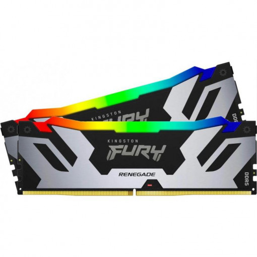 Memorie RAM Kingston Fury Renegade RGB, DIMM, DDR5, 32GB, CL32, 6000MHz. kit of 2