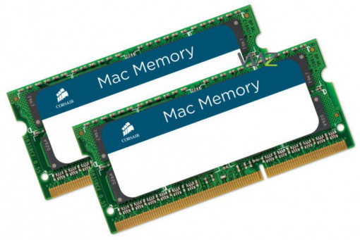 Memorie RAM notebook Corsair Mac, SODIMM, DDR3, 8GB (2x4GB), CL7, 1066 Mhz