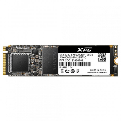 SSD ADATA XPG SX6000 Lite, 128GB, NVMe, M.2