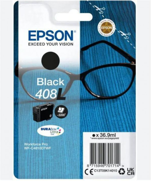 EPSON 408L BLACK INKJET CARTRIDGE