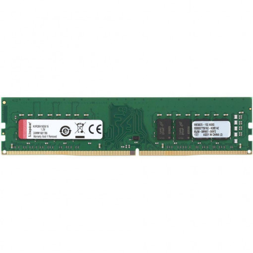Memorie RAM Kingston, DIMM, DDR4, 16GB, CL19, 2666MHz