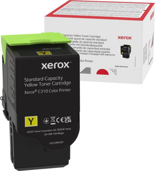 Toner Xerox 006R04363, Yellow, 2 K, Compatibil cu Xerox C310/C315