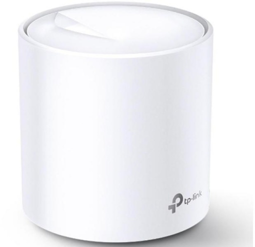 TP-Link AX3000 whole home mesh Wi-Fi 6 System, Deco X60(1-pack); Standarde Wireless: IEEE 802.11 ax/ac/n/a 5 GHz, IEEE 802.11 ax/n/g/b 2.4 GHz, 2 LAN/WAN Gigabit Ethernet Ports, Qualcomm 1 GHz Quad-core CPU, 4 internal antennas per Deco unit, 2402 Mbps