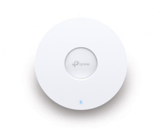 TP-Link Wireless Access Point EAP670, AX5400 Wireless Dual Band Indoor, 1× Gigabit Ethernet (RJ-45) Port (Support 802.3at PoE), antenna interna: 2.4 GHz: 2× 4 dBi, 5 GHz: 4× 5 dBi, Standarde Wireless: IEEE 802.11ax/ac/n/g/b/a, Rată de Semnal: 5 GHz: Până