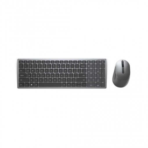 Kit tastatura si mouse Dell KM7120W, Wireless, Titan grey