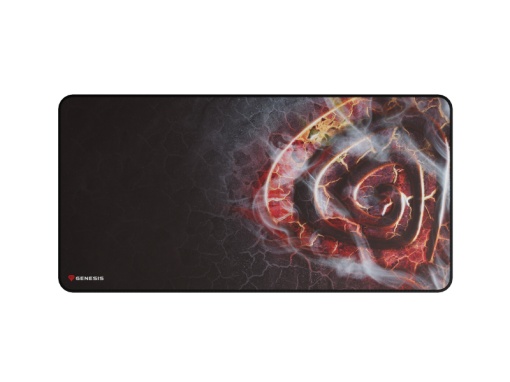 Mousepad Genesis Carbon 500 Maxi Lava G2, material cauciuc + material textil, dimensiuni 900 x 450 x 2.5 mm, multicolor