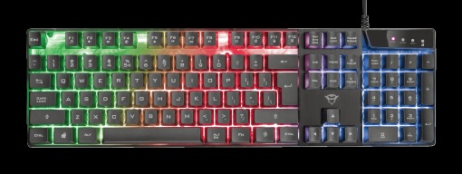 Tastatura Trust GXT 835 Azor, gaming, neagra