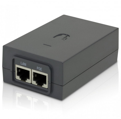 Ubiquiti Poe 24V-30W Eu Power Adapter, POE-24-30W; Interface: GigabitEthernet; Ethernet LAN: 10,100,1000 Mbit/s; 2* Ethernet LAN (RJ -45);Power over Ethernet (PoE) Suport; voltage: 100 - 240V; Frequency:50/60Hz.