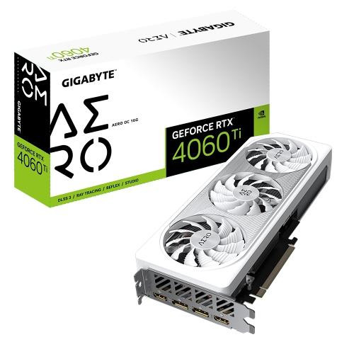 GeForce RTX™ 4060 Ti AERO OC 16G GDDR6 128 bit PCI-E 4.0 DisplayPort 1.4a*2 HDMI 2.1a*2