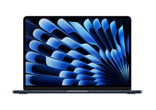 MacBook Air 13.6" Retina/Apple M4 (CPU 10-core, GPU 10-core, Neural Engine 16-core)/16GB/512GB - Midnight - INT KB (2025) 35W USB‑C