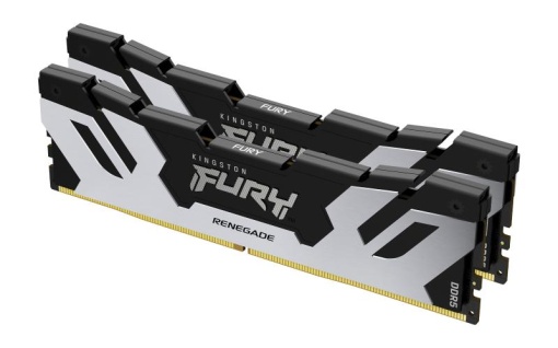 Memorie RAM Kingston, DIMM, DDR5, 32GB, 7200MHz, CL38, 1.35V, FURY Renegade Silver, Kit of 2