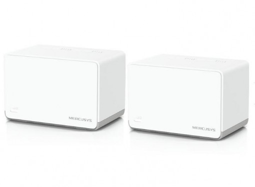 Mercusys AX1800 Whole Home Wi-Fi system HALO H70X(2-PACK),wi-fi 6 Dual-Band, Standarde Wireless: IEEE 802.11ax/ac/n/a 5 GHz, IEEE 802.11ax/n/b/g 2.4 GHz, viteza wireless: 1201 Mbps on 5 GHz, 574 Mbps on 2.4 GHz, Securitate wireless: