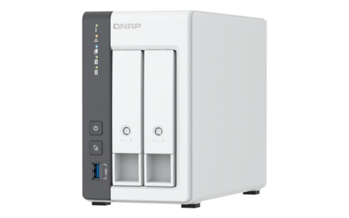 NAS QNAP 216G 2-Bay, CPU ARM 2.0GHz Quad core, RAM 4GB, 2.5"/3.5" SATA 6Gbps HDD (neincluse), LAN: 1 x 2.5GbE + 1 x GbE, USB3.2 Gen1: 1 USB2.0: 2, tower, adaptor alimentare, garantie 2 ani