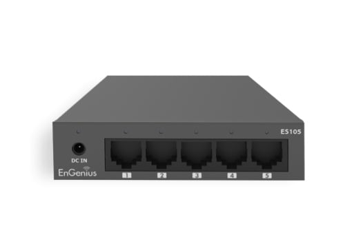 Switch Engenius Unmanaged Desktop 5-port GbE, standard wireless L1