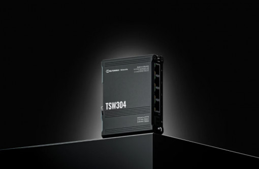 TELTONIKA 4PORT UNMANAGED DIN RAIL SWITCH TSW304, Interfata: 4 x ETH ports, 10/100/1000 Mbps, supports auto MDI/MDIX crossover, Standarde retea: 802.3i, 802.3u, 802.3ab, 802.3x, 802.3az, 802.3ad, Latime de banda: 8 Gbps, Carcasa aluminiu, Dimensiuni: 102