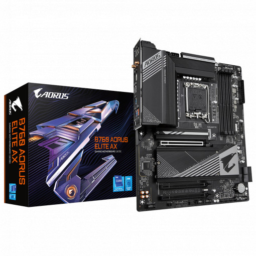 B760 AORUS ELITE (rev. 1.0) LGA1700 4 x DDR5 DIMM sockets supporting up to 192 GB (48 GB single DIMM capacity) of system memory 1 x HDMI port, supporting a maximum resolution of 4096x2160@60 Hz * Support for HDMI 2.0 version and HDCP 2.3. 1 x