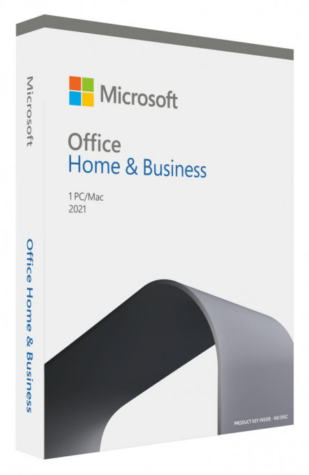 Licenta retail Microsoft Office 2021 Home and Business English Medialess