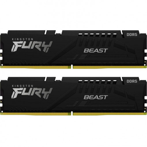 Memorie KINGSTON 32GB DDR5 6000MHz CL30 Dual Channel Kit FURY Beast