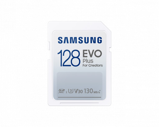 Micro Secure Digital Card Samsung, Evo Plus, 128GB, MB-SC64K/EU, Clasa U1, V10, pana la 130MB/S