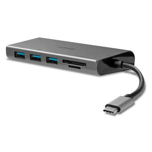 Mini Dock Laptop Lindy USB 3.1 Type C - HDMI, VGA, USB 3.1, grey