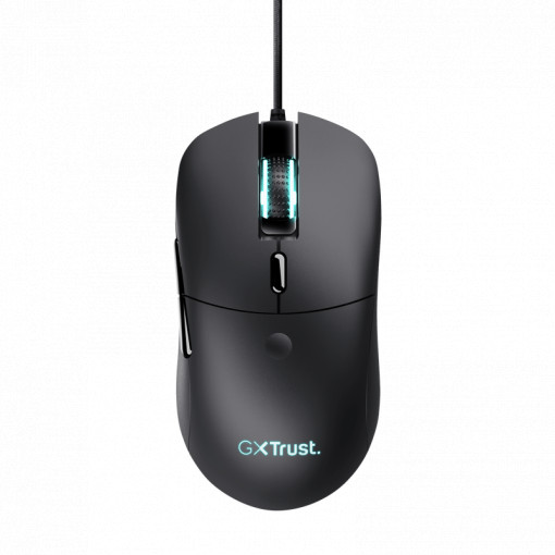 Mouse Trust GXT981 REDEX cu fir, USB 2.0, rezolutie maxima 10000 DPI, 6 butoane, iluminare RGB, negru