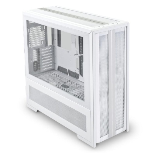 Carcasa LIAN LI V3000 PLUS GGF EDITION Full Tower ALB, Tempered Glass, Sloturi Expansiune 8 (8+3 cu sistem dual), Drive Bays: 8x3.5" 8x2.5", Ventilatoare Suportate in mod standard: 16 (spate: 1x120mm sau 1x140mm, fata: 4x120mm sau 3x140mm, sus: 4x120mm