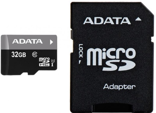 Card de Memorie MicroSD Adata 32Gb, Adaptor SD, Class 10