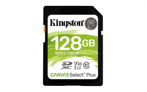 Card de Memorie SD Kingston Canvas Select Plus, 128GB, Class 10