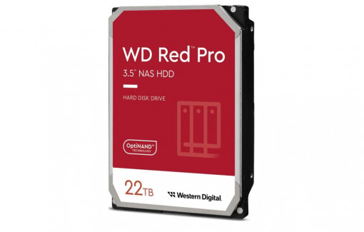 HDD intern WD, 3.5, 22TB, Ultrastar Red Pro, 3.5, SATA3, 7200rpm, 512MB