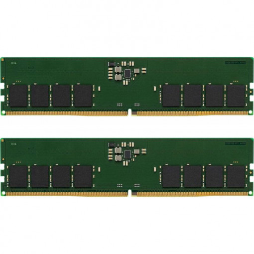Memorie DIMM Kingston ValueRAM, 32GB (2x16GB) DDR5, CL40, 4800MHz
